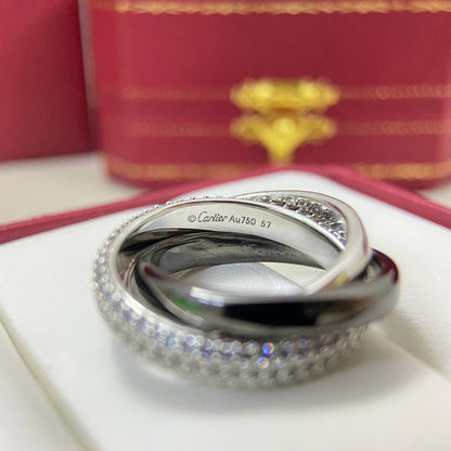 [Dawnora Jewelry]TRINITY 3.2MM RING BLACK CERAMIC