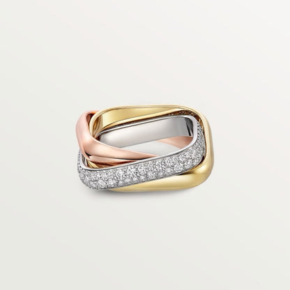 [Dawnora Jewelry]TRINITY 3.5MM CUSHION RING COLLECTION