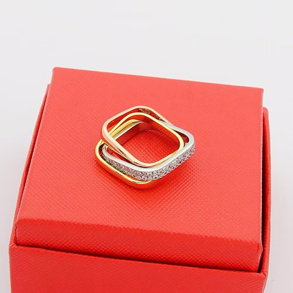 [Dawnora Jewelry]TRINITY 3.5MM CUSHION RING COLLECTION