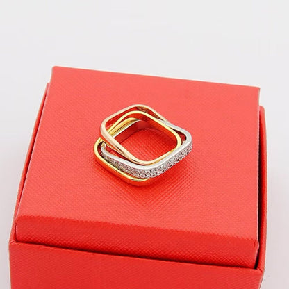 [Dawnora Jewelry]TRINITY 3.5MM CUSHION RING COLLECTION