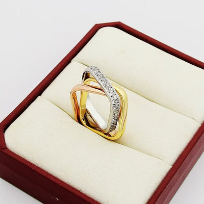[Dawnora Jewelry]TRINITY 3.5MM CUSHION RING COLLECTION