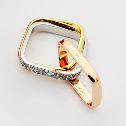 [Dawnora Jewelry]TRINITY 3.5MM CUSHION RING COLLECTION