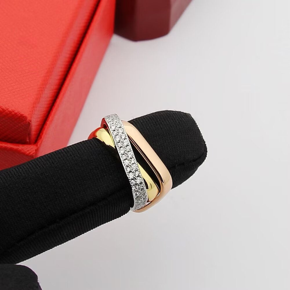 [Dawnora Jewelry]TRINITY 3.5MM CUSHION RING COLLECTION