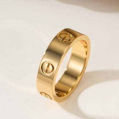 [Dawnora Jewelry]LOVE RING 5.5MM NO DIAMOND