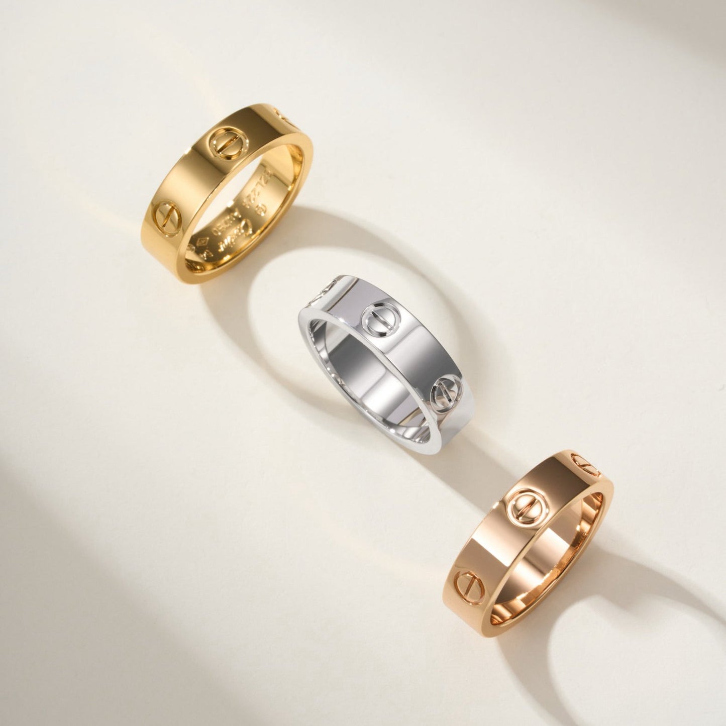 [Dawnora Jewelry]LOVE RING 5.5MM NO DIAMOND