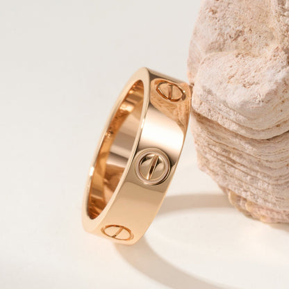 [Dawnora Jewelry]LOVE RING 5.5MM NO DIAMOND