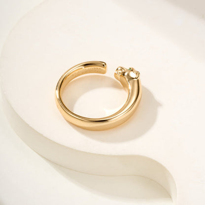 [Dawnora Jewelry]PANTHERE NO DIAMOND SMALL RING
