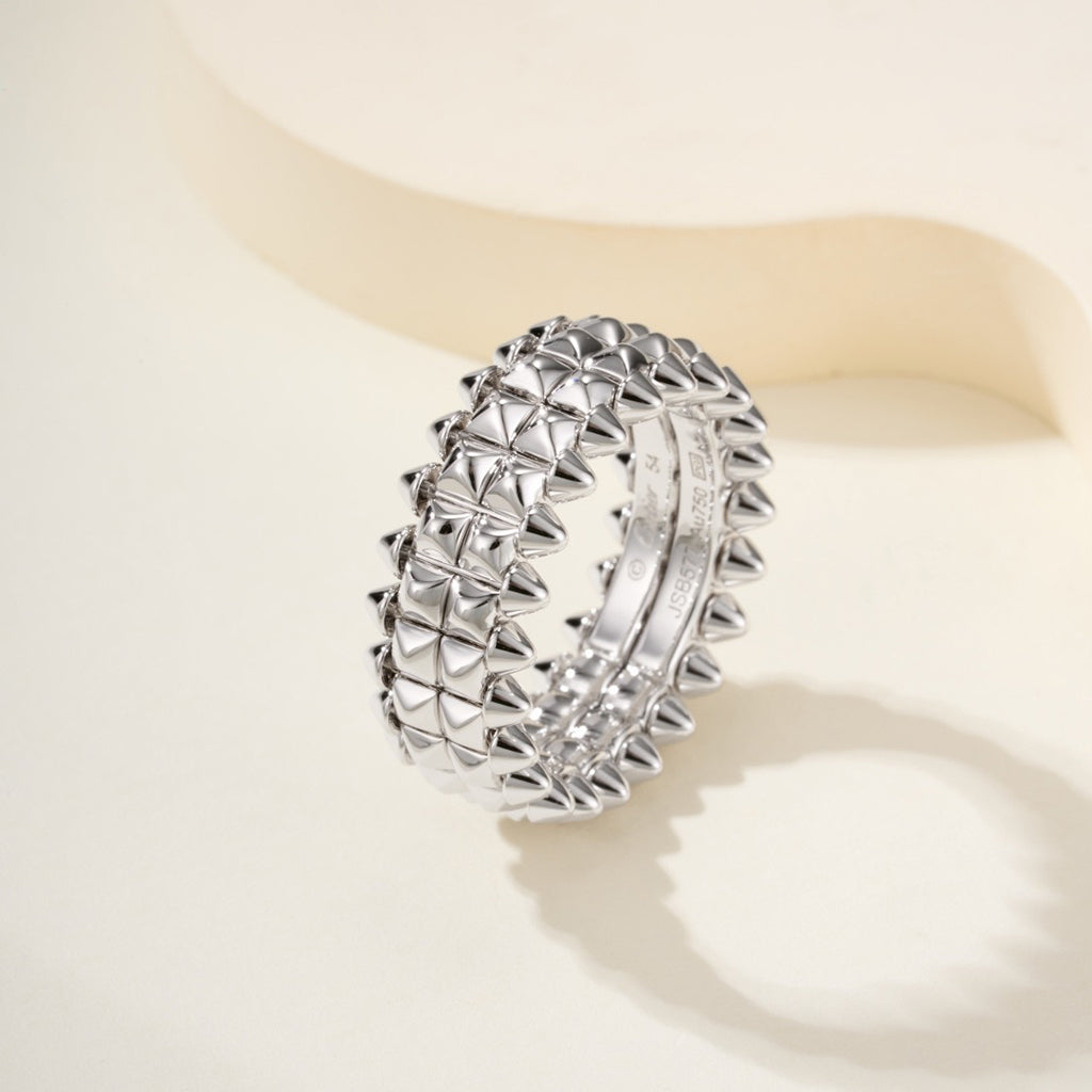 [Dawnora Jewelry]CLASH 9.2MM DOUBLE ROW RING