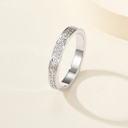 [Dawnora Jewelry]LOVE RING 2.65MM DIAMOND