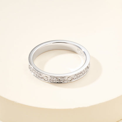 [Dawnora Jewelry]LOVE RING 2.65MM DIAMOND