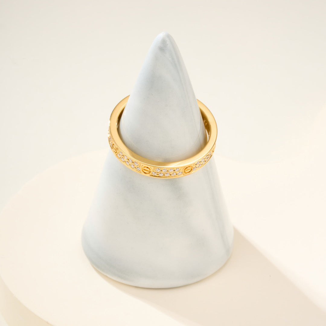 [Dawnora Jewelry]LOVE RING 2.65MM DIAMOND