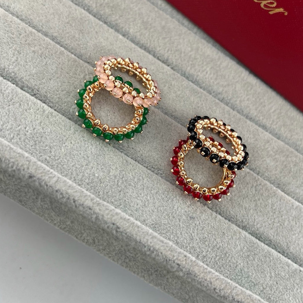 [Dawnora Jewelry]CLASH 7.9MM AGATE CHALCEDONY RING
