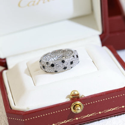 [Dawnora Jewelry]PANTHERE SPOTTED FULL DIAMOND RING