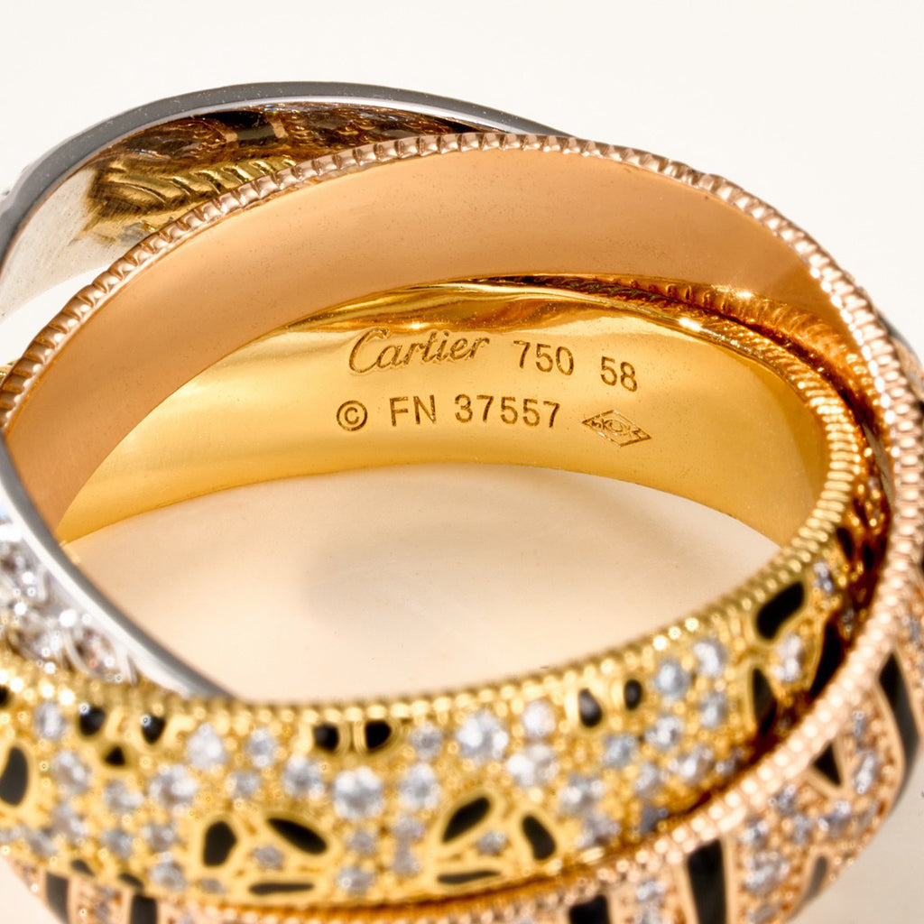 [Dawnora Jewelry]TRINITY  RING LEOPARD PRINT