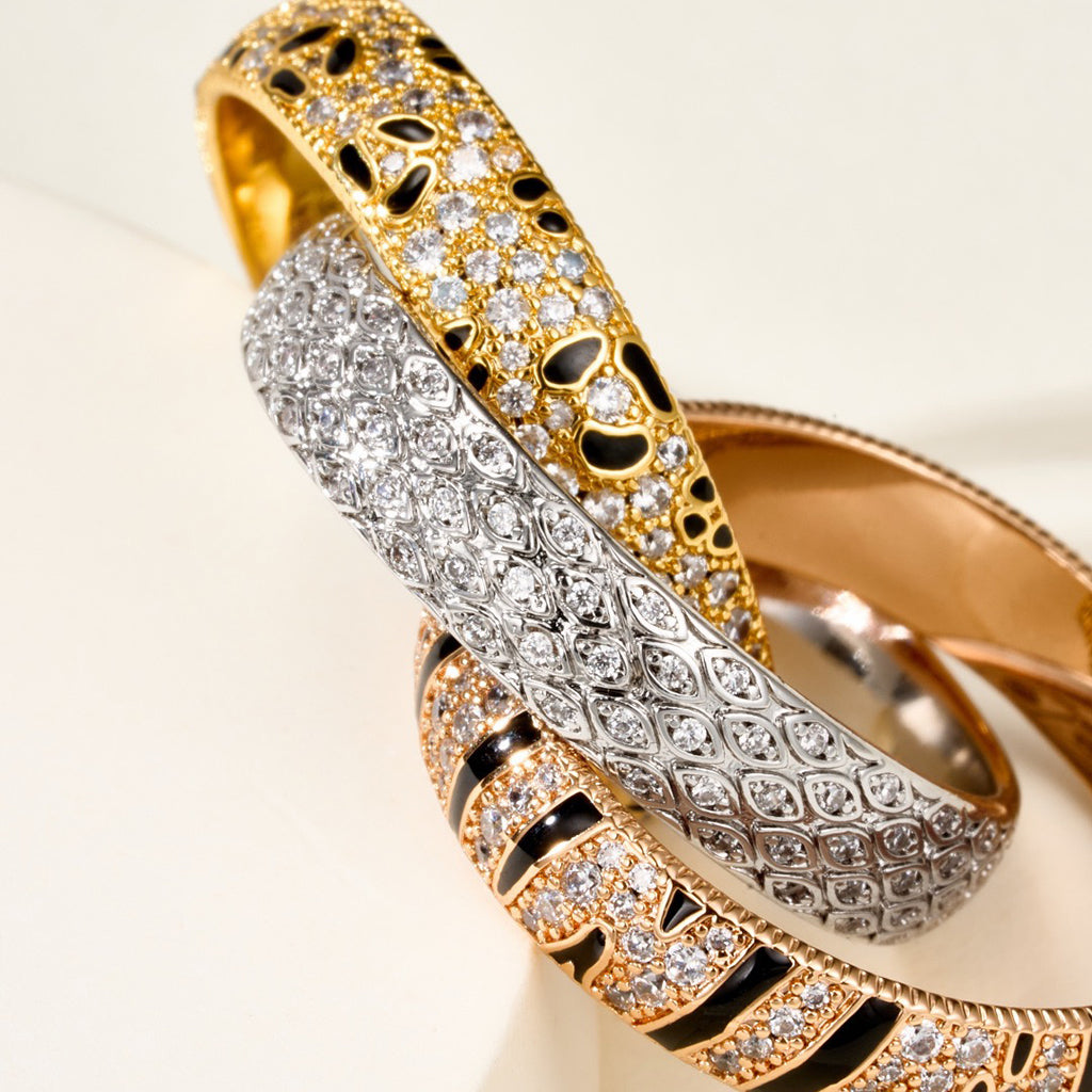 [Dawnora Jewelry]TRINITY  RING LEOPARD PRINT