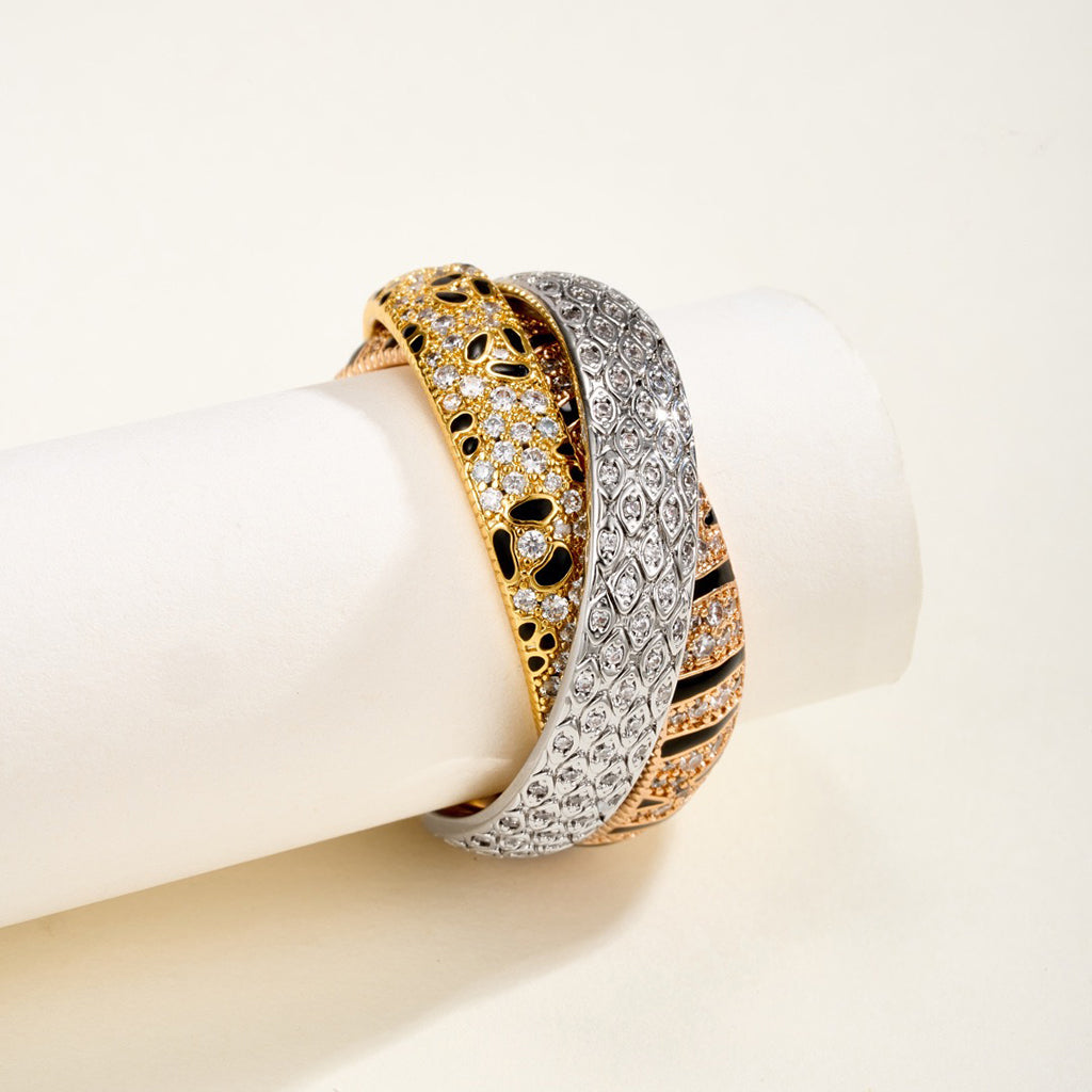 [Dawnora Jewelry]TRINITY  RING LEOPARD PRINT