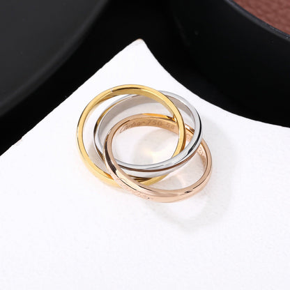 [Dawnora Jewelry]TRINITY 3.2MM RING COLLECTION