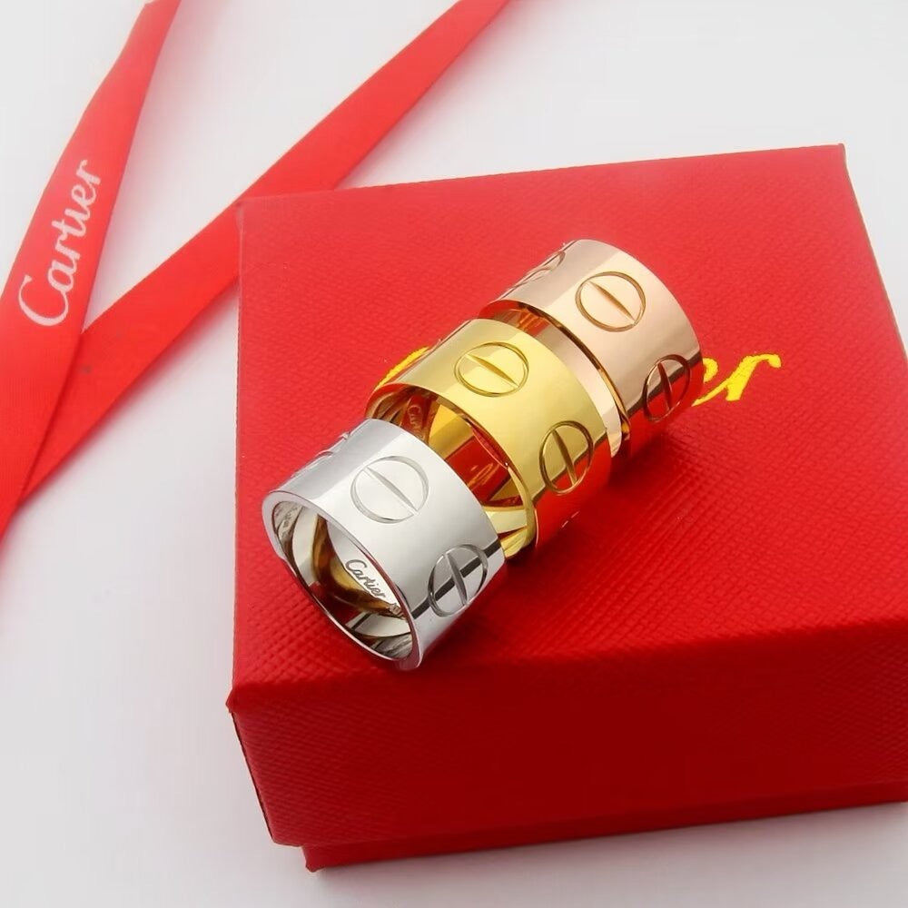 [Dawnora Jewelry]LOVE 11MM LARGE RING