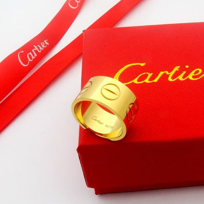 [Dawnora Jewelry]LOVE 11MM LARGE RING