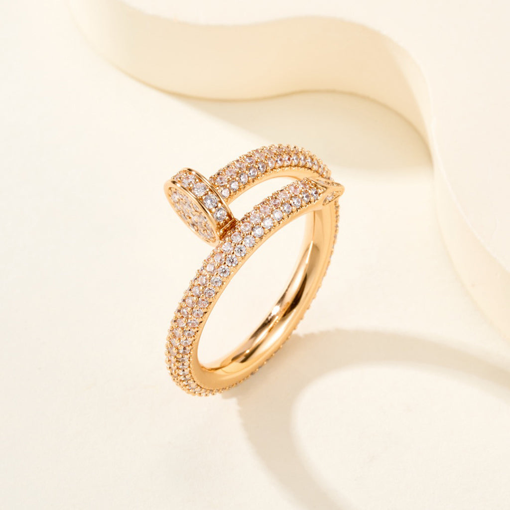 [Dawnora Jewelry]JUSTE RING 2.6MM FULL DIAMOND