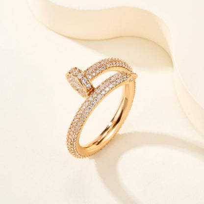 [Dawnora Jewelry]JUSTE RING 2.6MM FULL DIAMOND