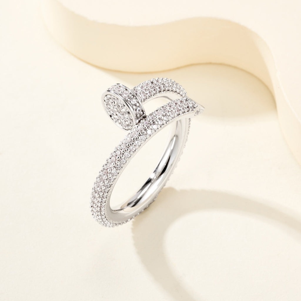 [Dawnora Jewelry]JUSTE RING 2.6MM FULL DIAMOND