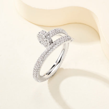 [Dawnora Jewelry]JUSTE RING 2.6MM FULL DIAMOND