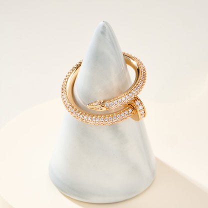 [Dawnora Jewelry]JUSTE RING 2.6MM FULL DIAMOND