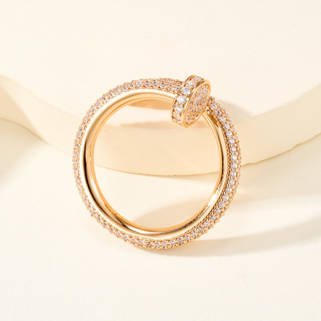 [Dawnora Jewelry]JUSTE RING 2.6MM FULL DIAMOND