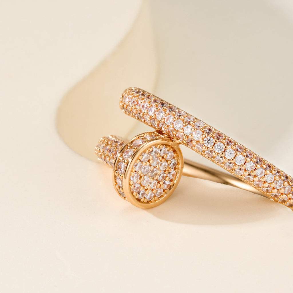 [Dawnora Jewelry]JUSTE RING 2.6MM FULL DIAMOND