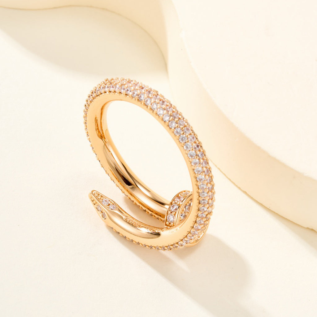 [Dawnora Jewelry]JUSTE RING 2.6MM FULL DIAMOND