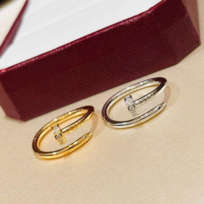 [Dawnora Jewelry]JUSTE 1.8MM HALF DIAMOND RING