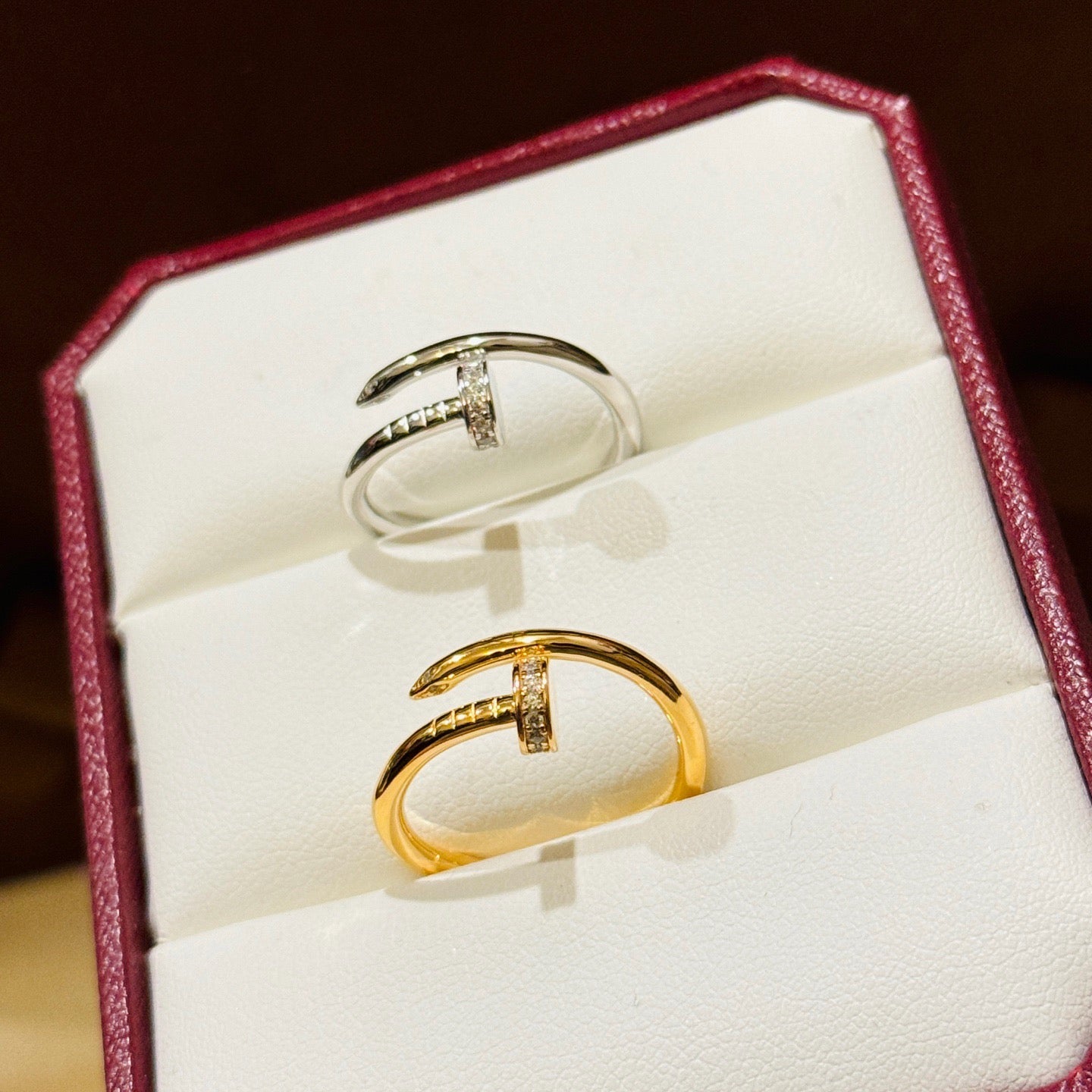 [Dawnora Jewelry]JUSTE 1.8MM HALF DIAMOND RING