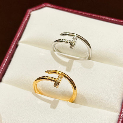 [Dawnora Jewelry]JUSTE 1.8MM HALF DIAMOND RING