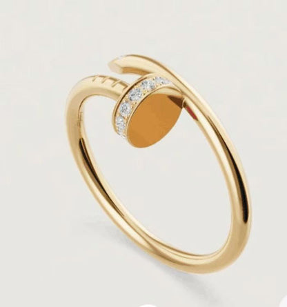 [Dawnora Jewelry]JUSTE 1.8MM HALF DIAMOND RING