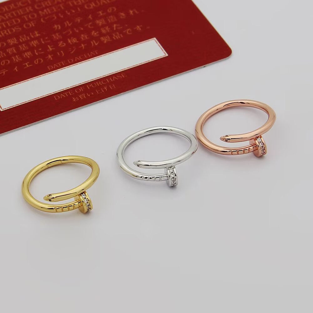 [Dawnora Jewelry]JUSTE 1.8MM HALF DIAMOND RING
