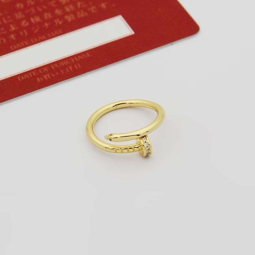 [Dawnora Jewelry]JUSTE 1.8MM HALF DIAMOND RING