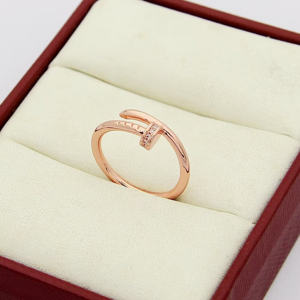 [Dawnora Jewelry]JUSTE 1.8MM HALF DIAMOND RING