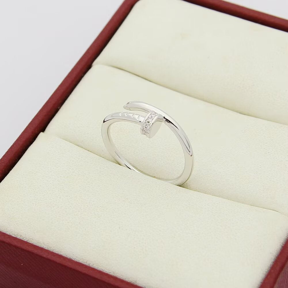[Dawnora Jewelry]JUSTE 1.8MM HALF DIAMOND RING