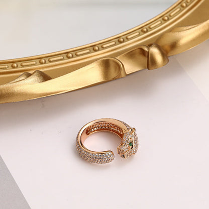 [Dawnora Jewelry]PANTHERE FULL DIAMOND SMALL RING