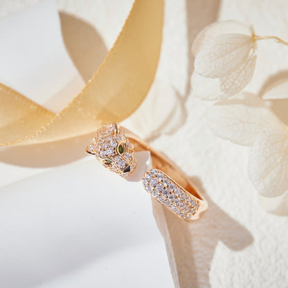 [Dawnora Jewelry]PANTHERE FULL DIAMOND SMALL RING