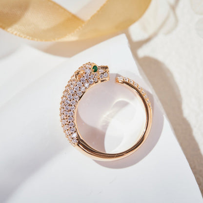 [Dawnora Jewelry]PANTHERE FULL DIAMOND SMALL RING