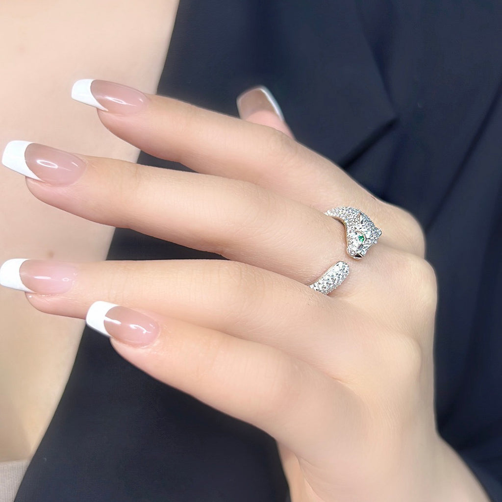 [Dawnora Jewelry]PANTHERE FULL DIAMOND SMALL RING