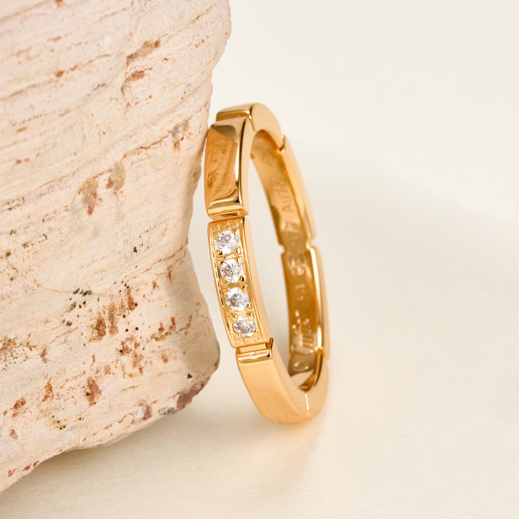 [Dawnora Jewelry]MAILLON PANTHERE 4 DIAMOND RING