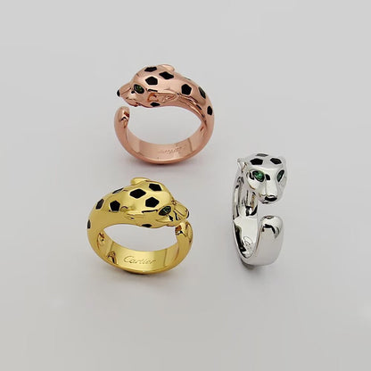 [Dawnora Jewelry]PANTHERE SPOTTED MEDIUM RING