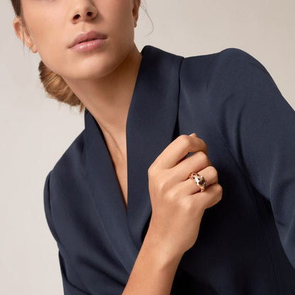 [Dawnora Jewelry]PANTHERE SPOTTED MEDIUM RING