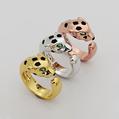 [Dawnora Jewelry]PANTHERE SPOTTED MEDIUM RING
