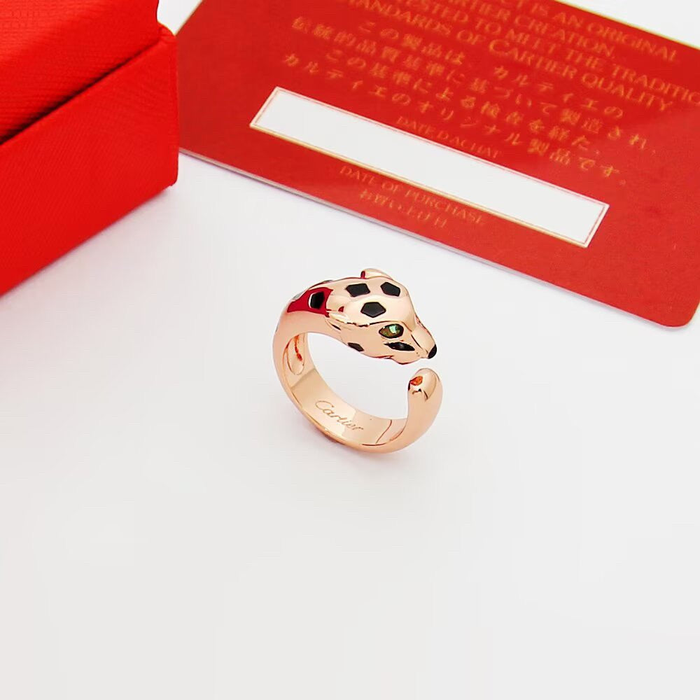 [Dawnora Jewelry]PANTHERE SPOTTED MEDIUM RING