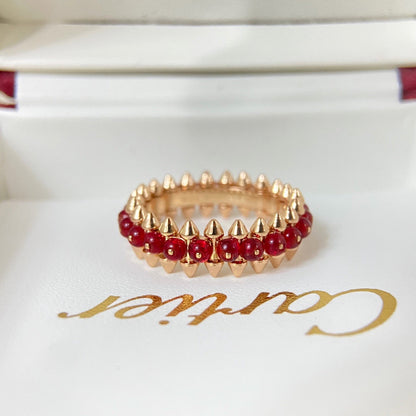 [Dawnora Jewelry]CLASH 7.9MM AGATE CHALCEDONY RING