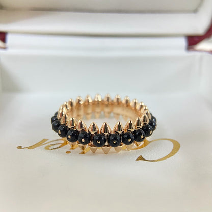 [Dawnora Jewelry]CLASH 7.9MM AGATE CHALCEDONY RING